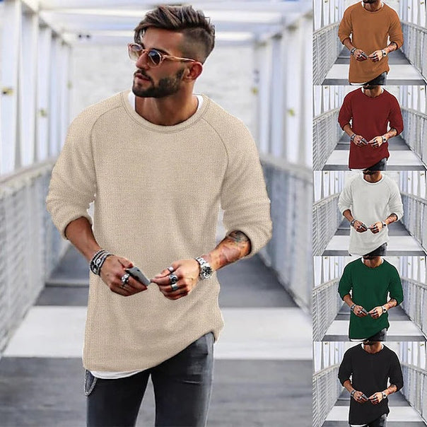 Mune | Men's casual sweater with innovative knit pattern