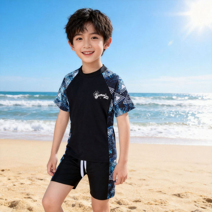 Boys UV Protection Swimsuit Mune Fashion