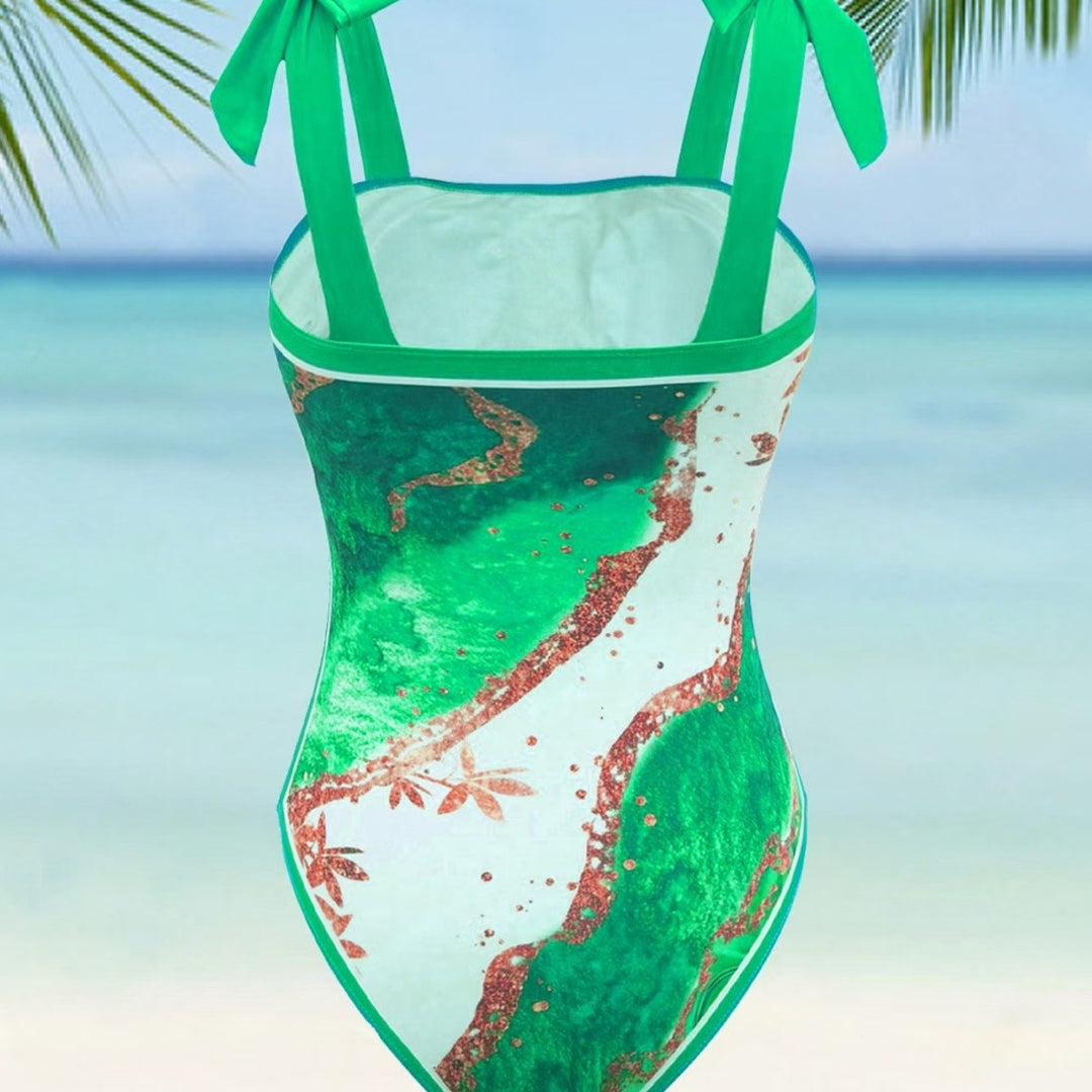 Women's swimsuit with matching transparent beach cover-up Mune Fashion