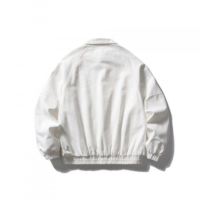 Unisex short-cut boxy jacket made of denim with elastic hem and flap pockets Mune Fashion