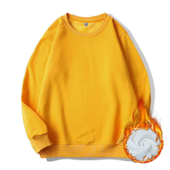 Men's thermo fleece sweatshirt with round neck and oversized cut Mune Fashion