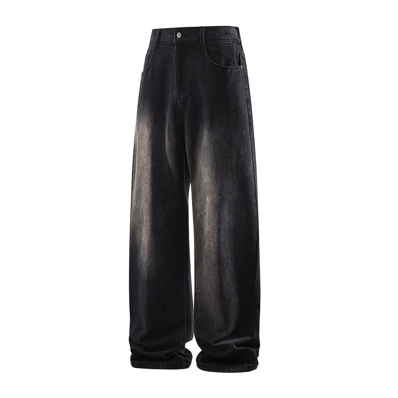 Women's Loose High-Waist Baggy Jeans with Elastic Waistband and Used Look Mune Fashion