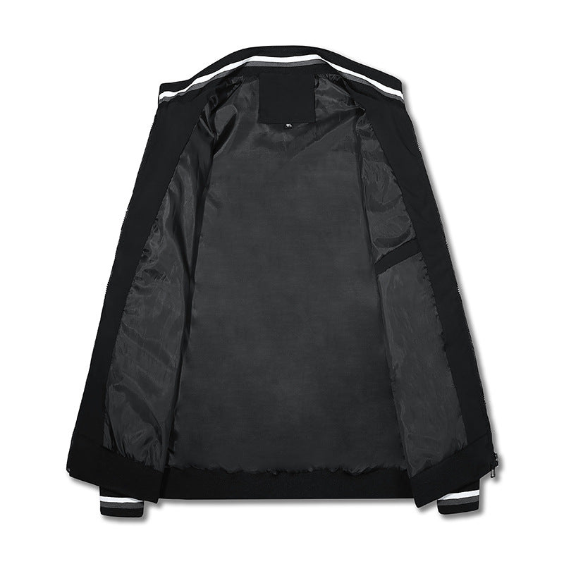 Men's sporty transitional jacket with contrasting accents Mune Fashion