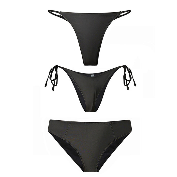 Ladies High-Cut Bikini with Side Ties Mune Fashion