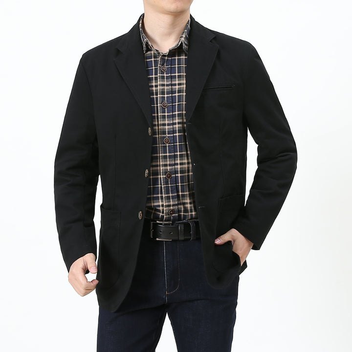 Men's Elegant and Comfortable Cotton Blazer Mune Fashion