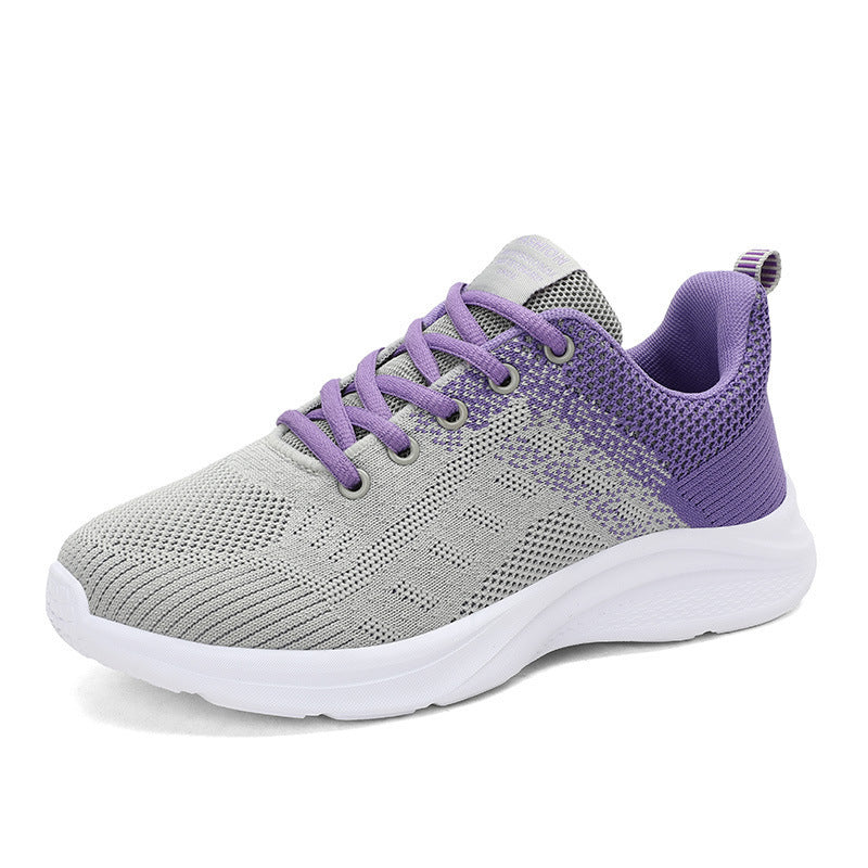 Men's lightweight knitted trainer with ergonomic wave sole, padded insole, and reinforced lacing Mune Fashion