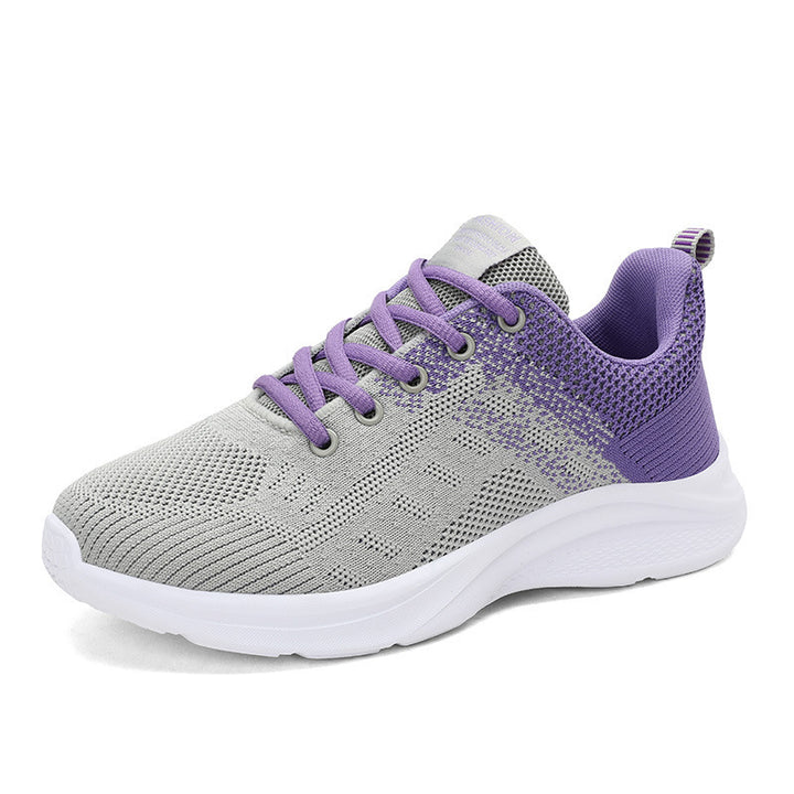 Men's lightweight knitted trainer with ergonomic wave sole, padded insole, and reinforced lacing Mune Fashion