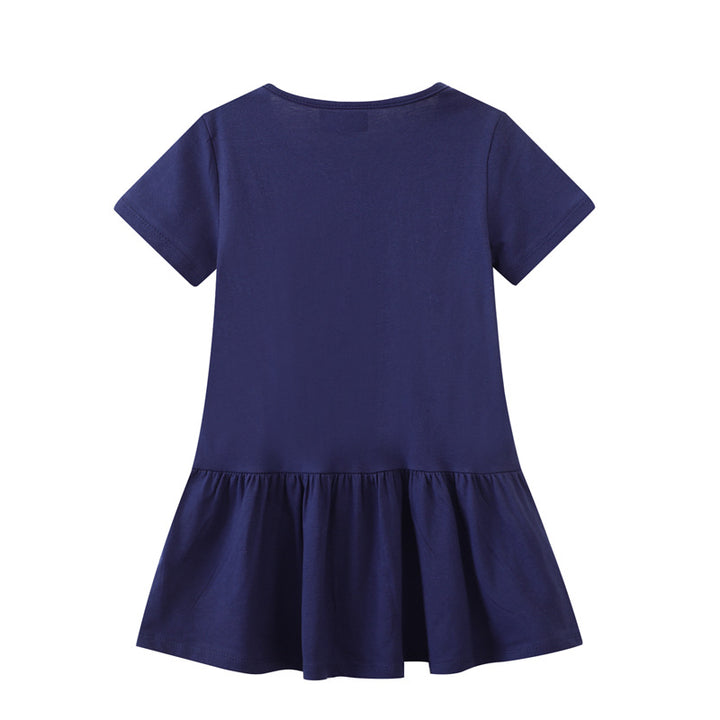 Girls T-Shirt Dress with enchanting unicorn motif Mune Fashion
