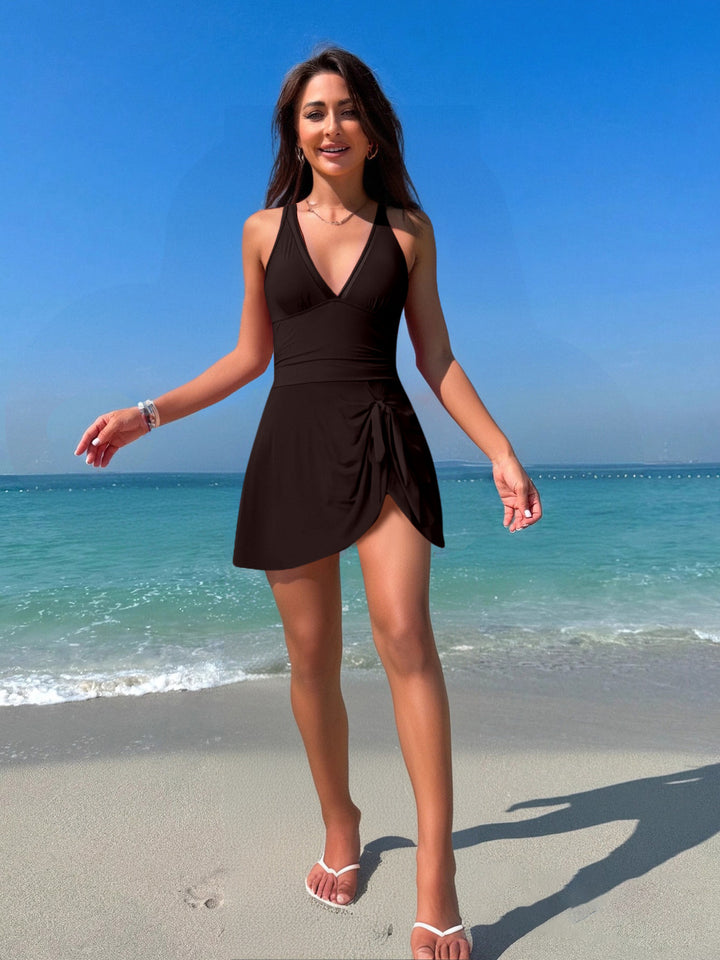Ladies' swimsuit with wrap skirt Mune Fashion