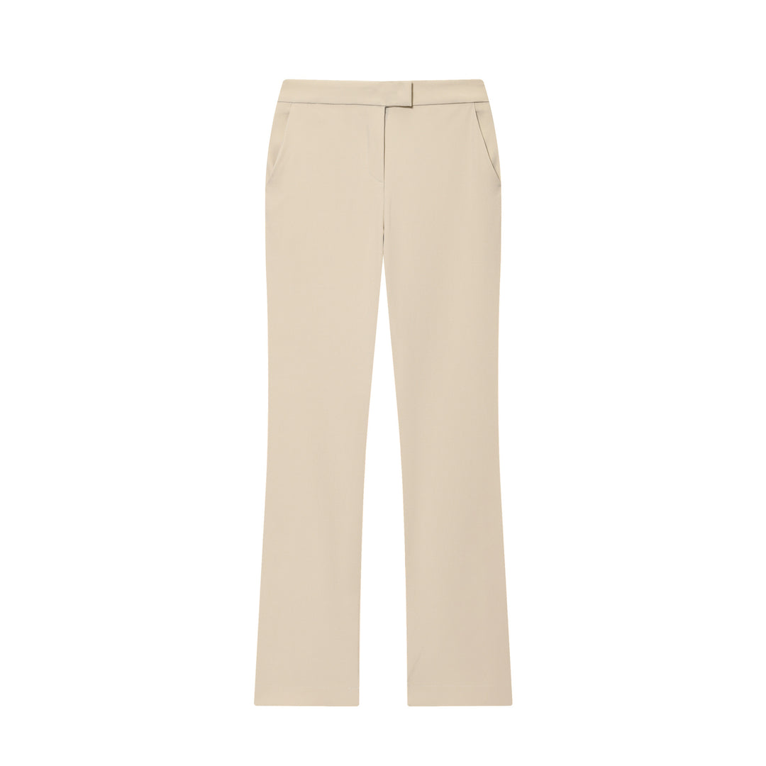 Women's tailored suit trousers with straight leg, concealed seam and side pockets Mune Fashion