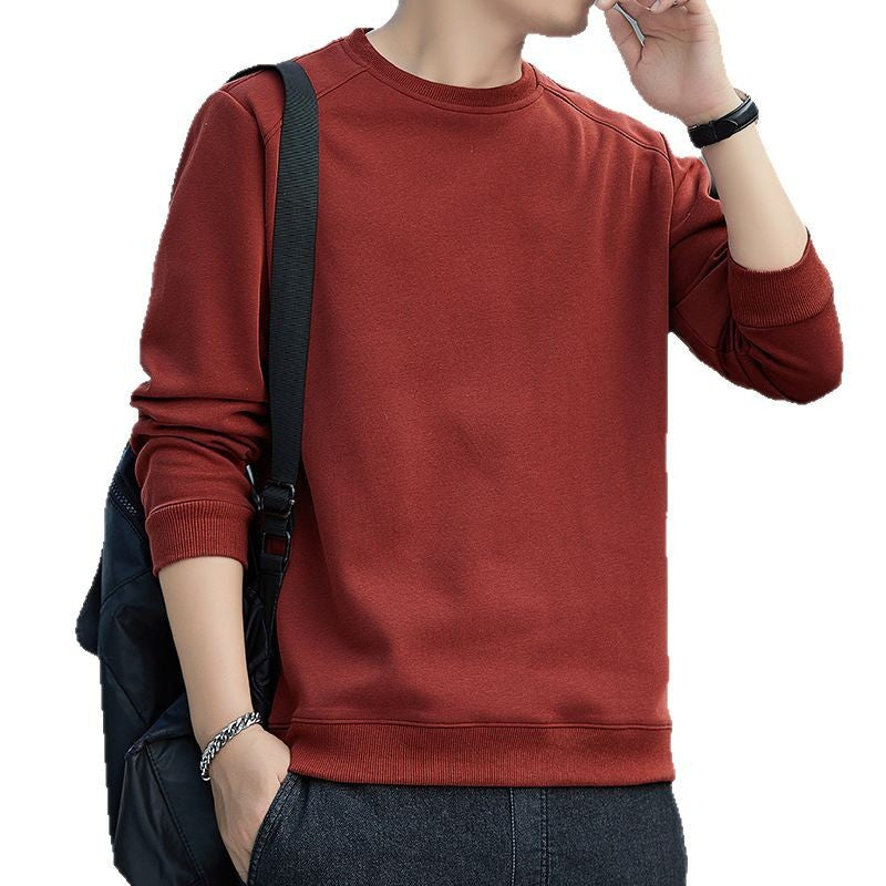 Men's Minimalist Sweatshirt with Raglan Sleeves and Zipper Arm Pocket Mune Fashion