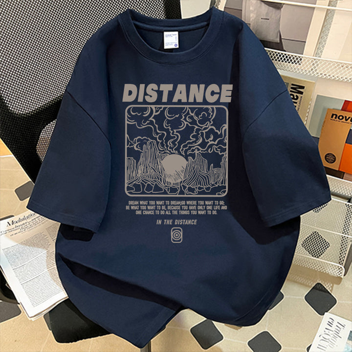 Women's Oversized T-Shirt with Creative Graphic Print Mune Fashion