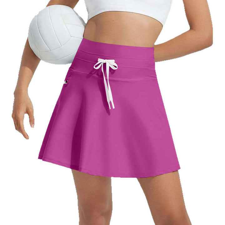 Women's Sporty Swim Skirt with Adjustable Waistband Mune Fashion