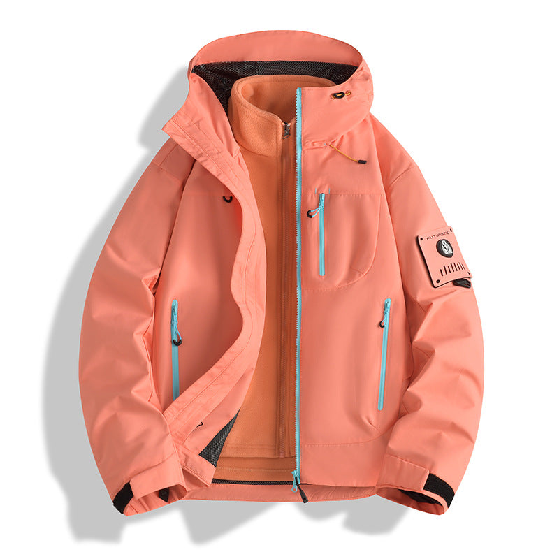 Men's functional softshell jacket with removable fleece lining Mune Fashion