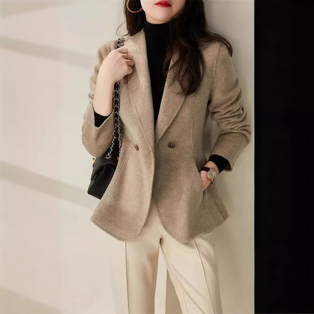 Women Elegant Wool Blazer Mune Fashion