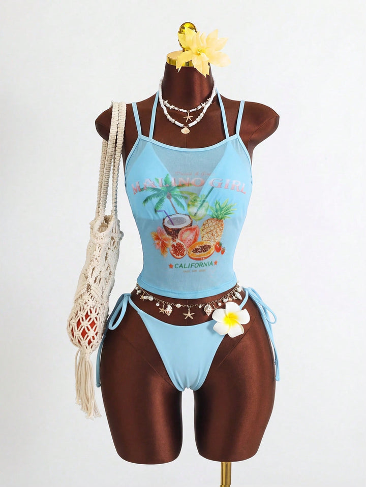Women's swimsuit with trendy graphic design Mune Fashion