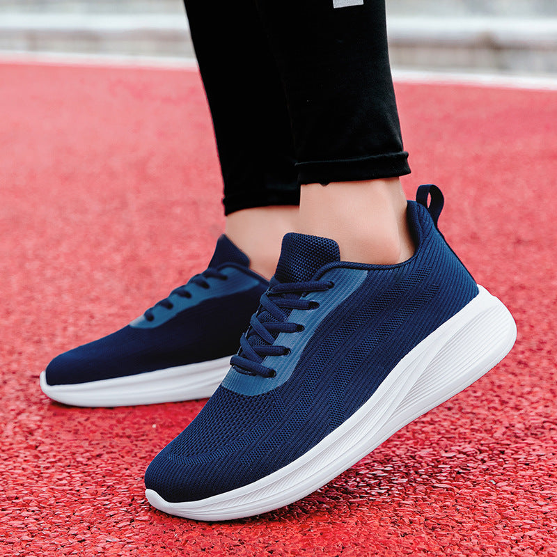 Unisex nan lightweight knitted running shoe with breathable upper material and shock-absorbing foam sole Mune Fashion