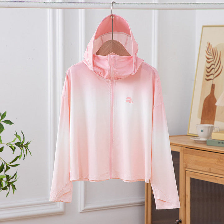Women's lightweight hoodie jacket with UV protection, quick-drying sports jacket with zipper Mune Fashion