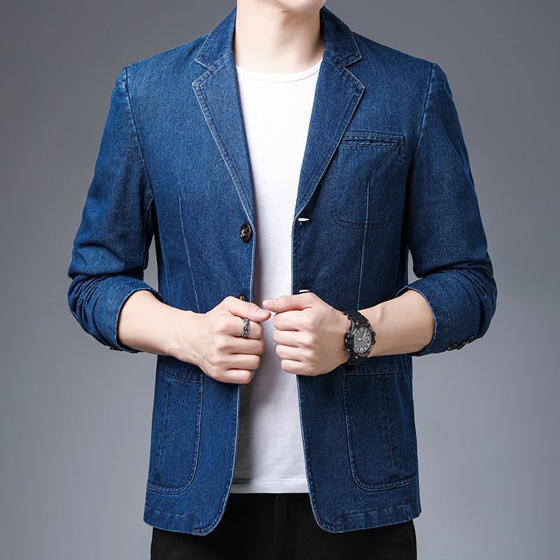 Men's Denim Blazer Mune Fashion