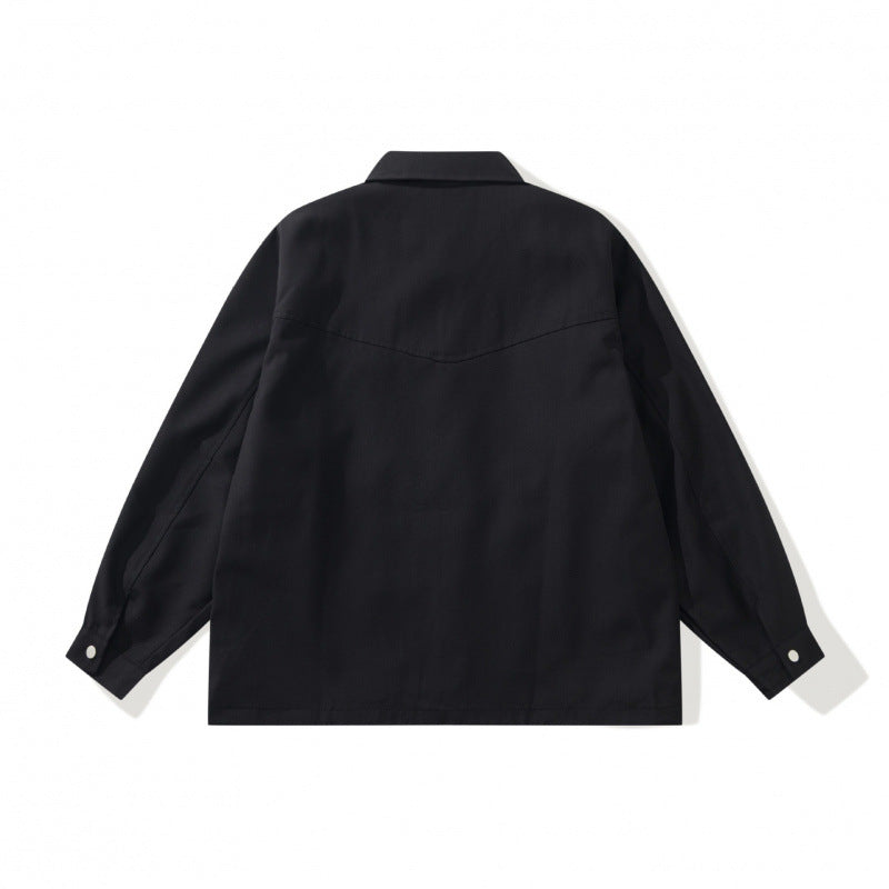 Unisex Kastige Worker-Overjacket made of canvas with full-length zipper, chest flap pocket and patch hand pockets Mune Fashion