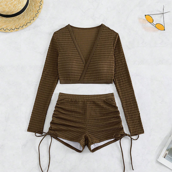 Women's swimsuit skirt with high-cut top and casual design Mune Fashion