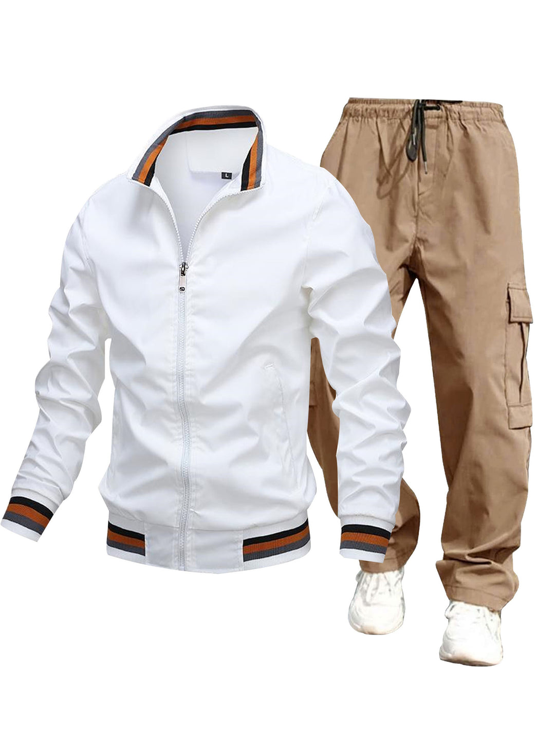 Men's Sports Jacket and Cargo Pants Mune Fashion