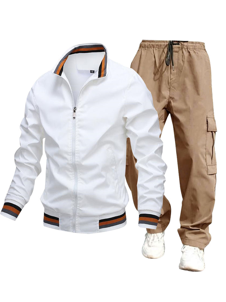 Men's Sports Jacket and Cargo Pants Mune Fashion