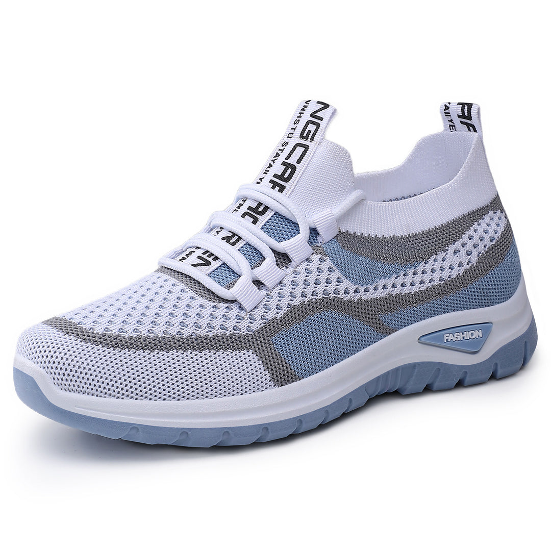 Women's nan sock-like platform sneakers with breathable knit upper and cushioning EVA sole Mune Fashion