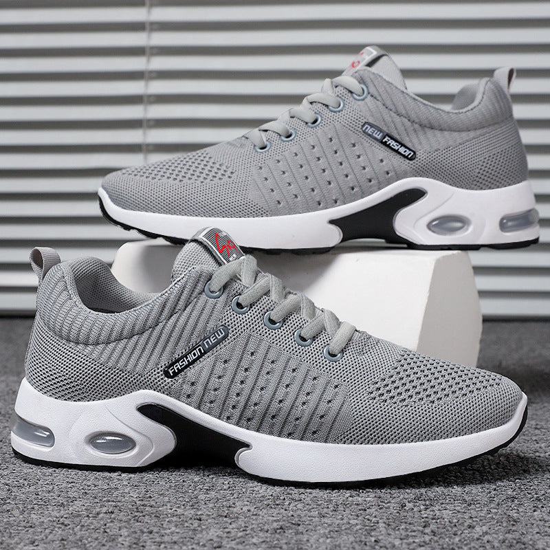 Men's lightweight performance sneakers with 3D knitted upper, integrated air chamber midsole, and non-slip trail outsole Mune Fashion