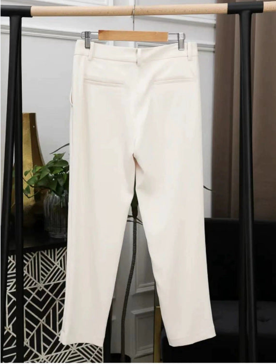 Women High-Waisted Business Pants Mune Fashion