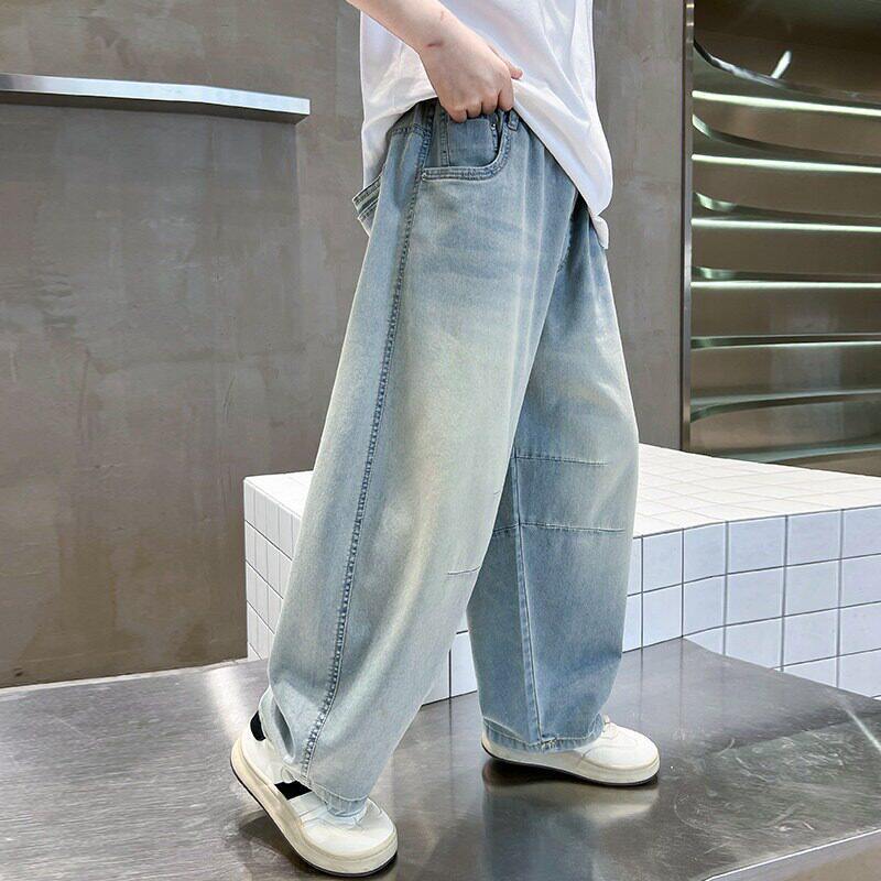 Women loose casual jeans with elastic waistband Mune Fashion