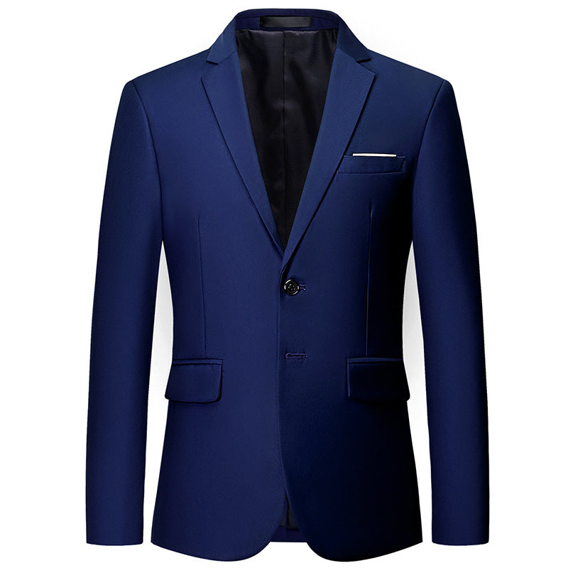Men's slim-fit blazer with narrow silhouette, stretch content, and flap pockets Mune Fashion