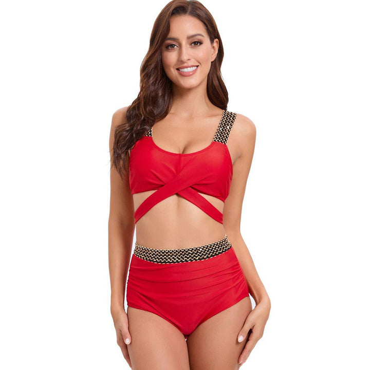 Women's Sporty Bikini Set with Sophisticated Wrap Design and Adjustable Straps Mune Fashion