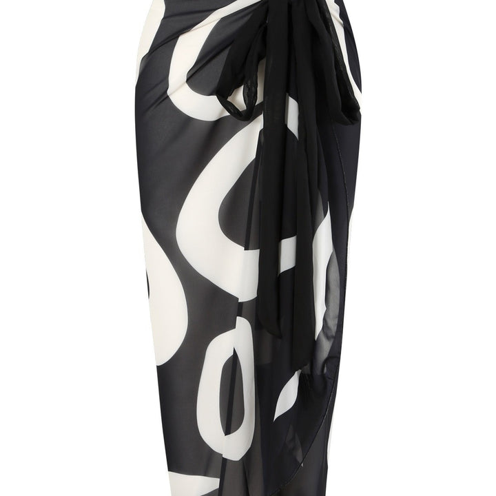 Women's bikini set with asymmetrical top and elegant wrap skirt Mune Fashion
