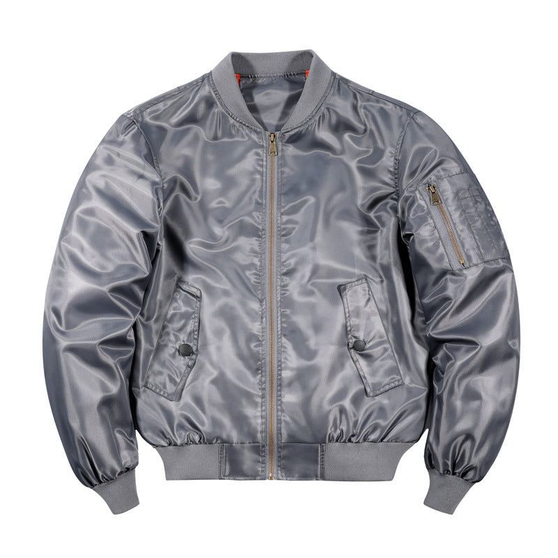 Men's lightweight water-repellent bomber jacket with contrasting inner lining and arm pocket Mune Fashion