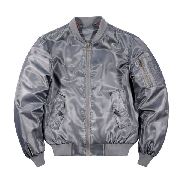 Men's lightweight water-repellent bomber jacket with contrasting inner lining and arm pocket Mune Fashion
