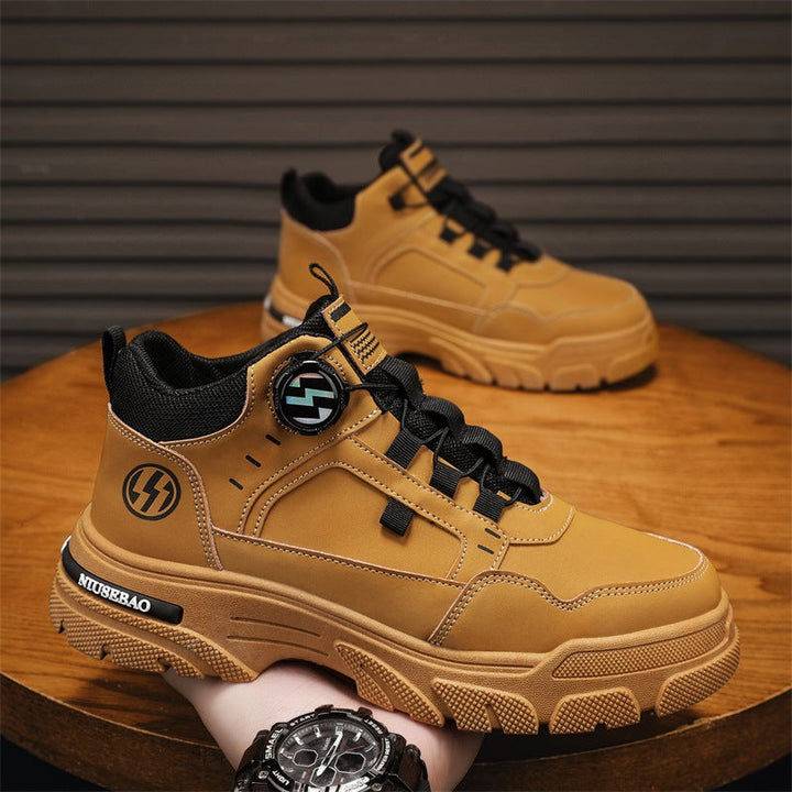 Women's trendy high-top sneakers with quick-drying upper material Mune Fashion