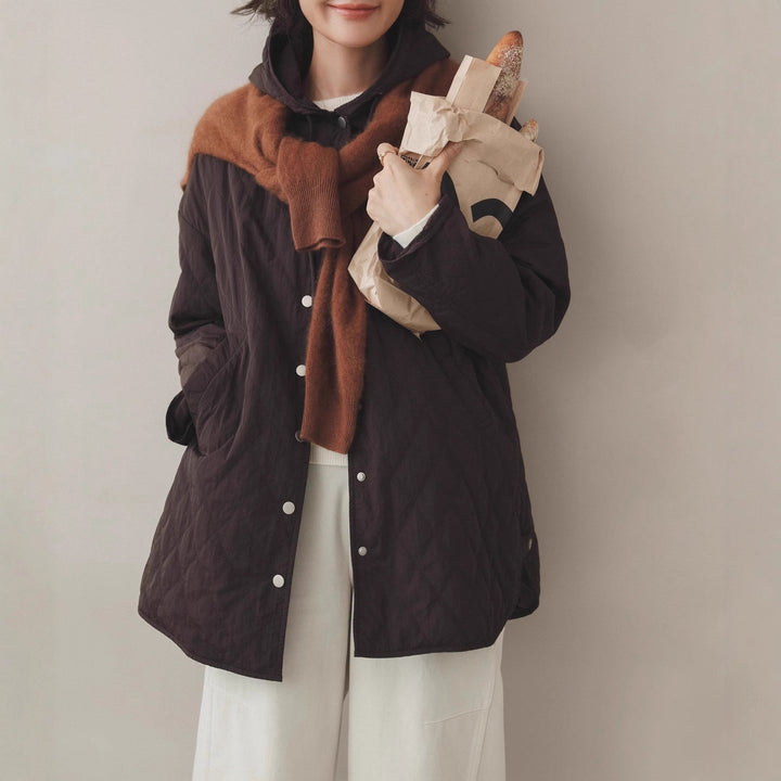 Women's Fashion Padded Jacket with Hood Mune Fashion