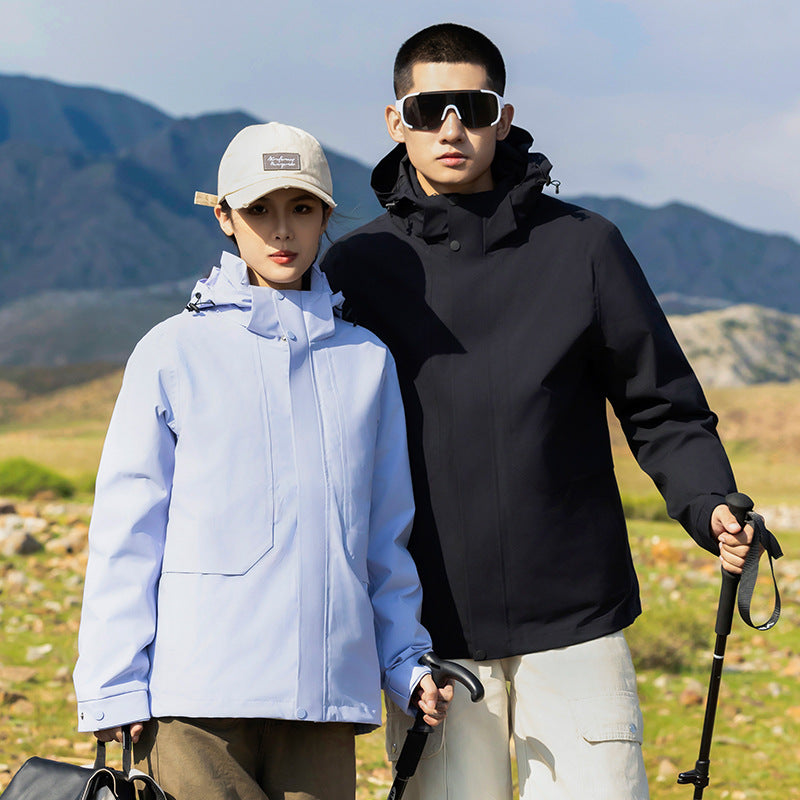 Men's Lightweight Waterproof Parka with Adjustable Hood and Concealed Zipper Mune Fashion