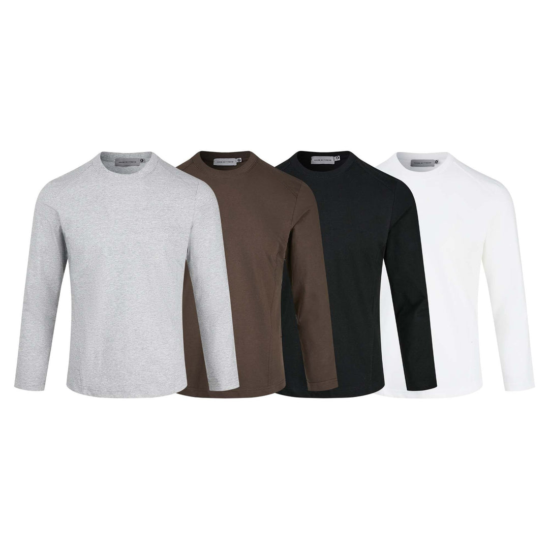 Unisex Breathable Long Sleeve Functional Shirt made of Microfiber with Raglan Sleeves Mune Fashion