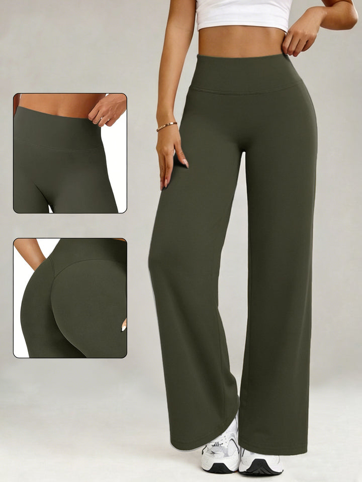 Women's Sporty High-Waisted Pants Mune Fashion