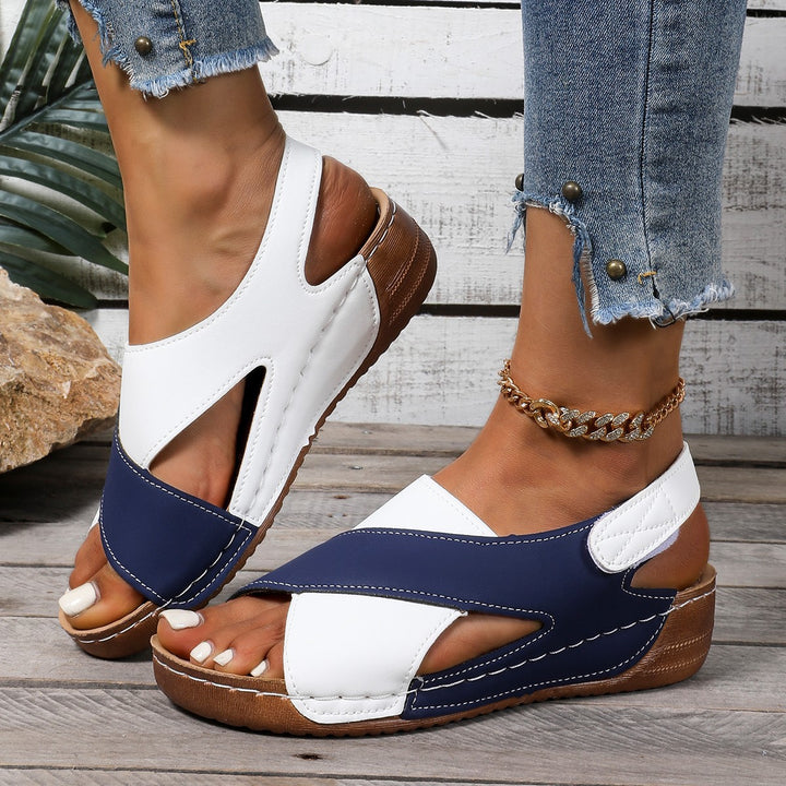 Women Comfortable Orthopedic Sandals with Adjustable Heel Strap Mune Fashion