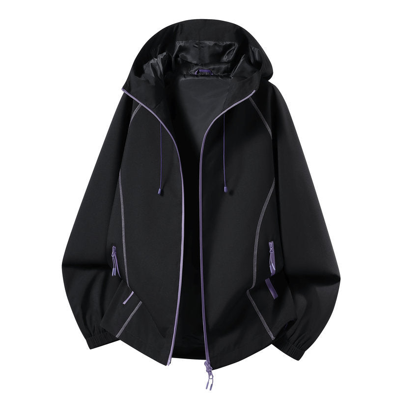 Ladies Lightweight Sports Jacket with Hood Mune Fashion