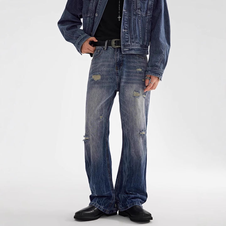 Women's Destroyed Baggy Jeans Mune Fashion