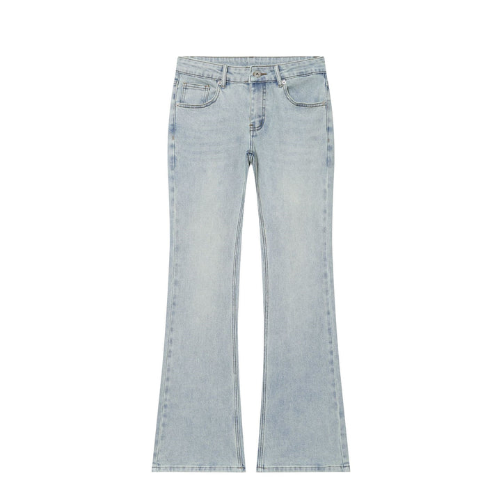 Women's High-Waisted Flared Jeans with Kickflare and Five-Pocket Cut Mune Fashion