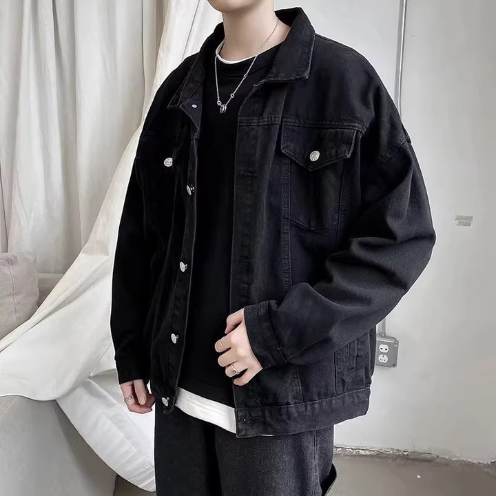 Men's Loose Denim Jacket Mune Fashion