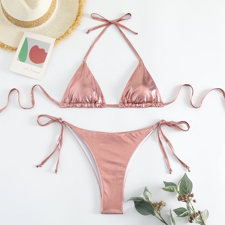 Ladies Triangle Bikini Set Mune Fashion