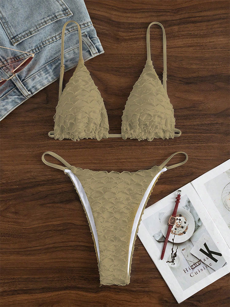 Ladies Bikini Set with sophisticated ruffle details Mune Fashion