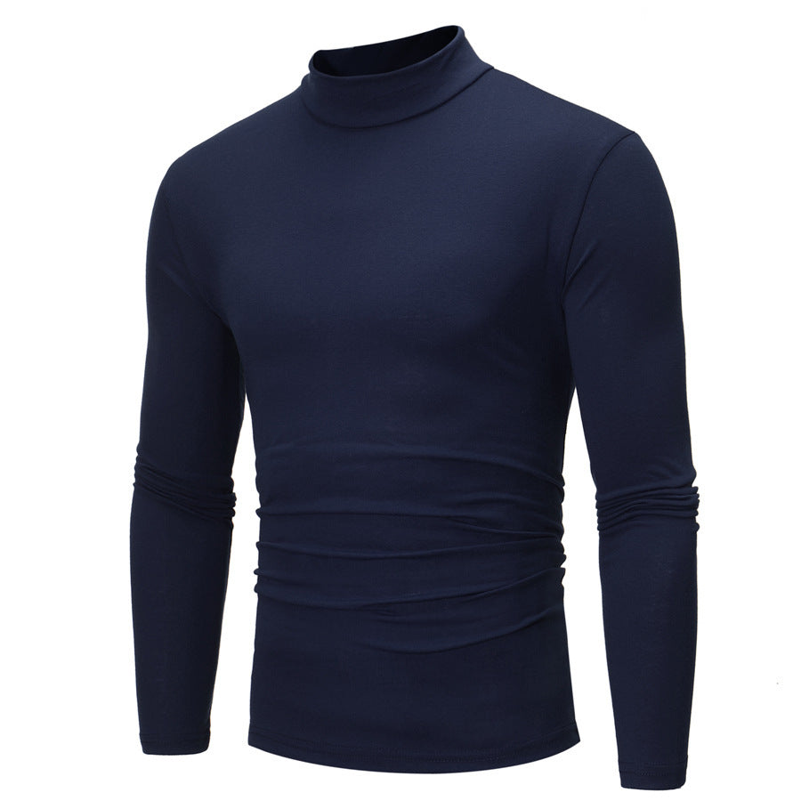 Men's Elegant Turtleneck T-Shirt Made Of Soft Jersey Mune