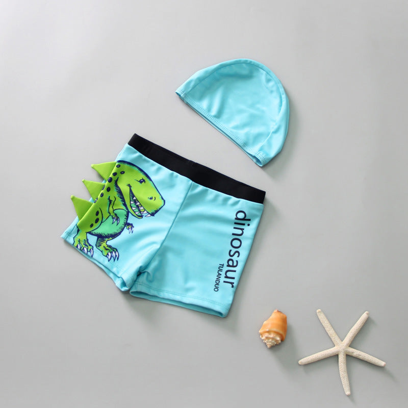 Boys swimming shorts with dinosaur motif Mune Fashion